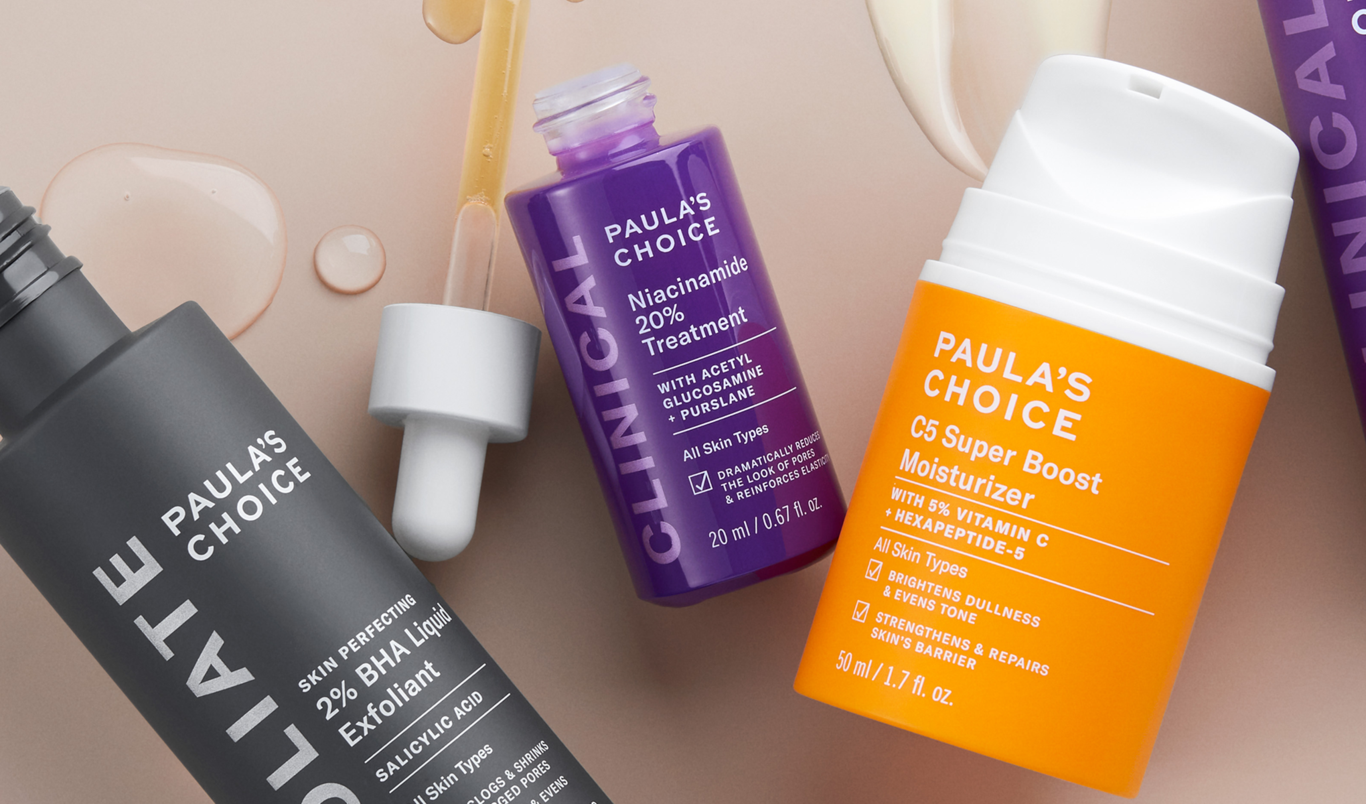 Hos KICKS finner du de beste produktene fra Paula’s Choice!
