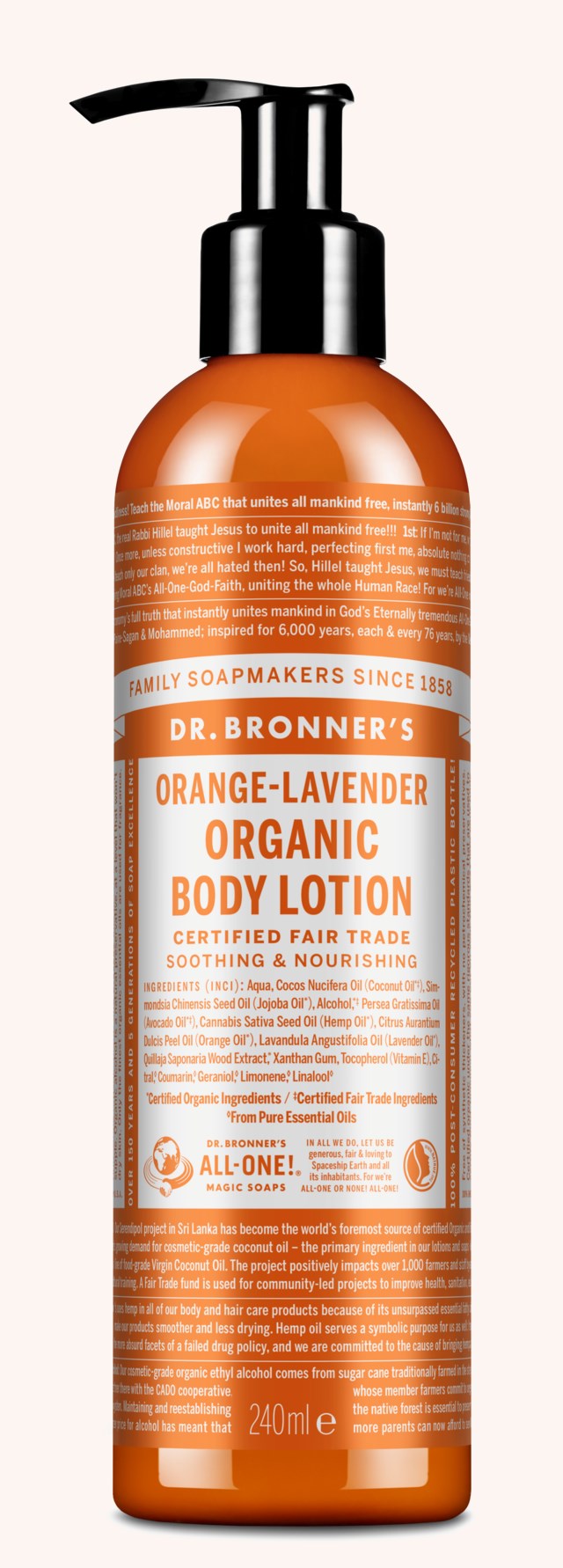 Orange Lavender Organic Hand & Body Lotion 237 ml Orange Lavender Organic Hand & Body Lotion 237 ml