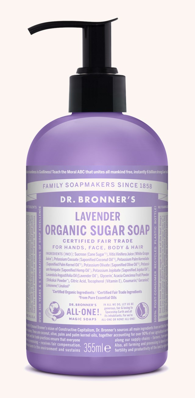 Lavender Organic Sugar Soap 355 ml