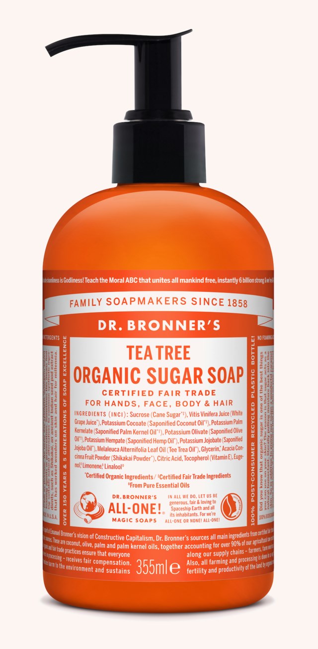 Tea Tree Organic Sugar Soap 355 ml Tea Tree Organic Sugar Soap 355 ml