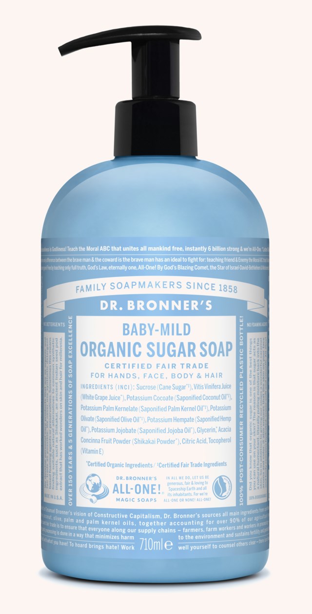 Baby Unscented Organic Sugar Soap 709 ml Baby Unscented Organic Sugar Soap 709 ml