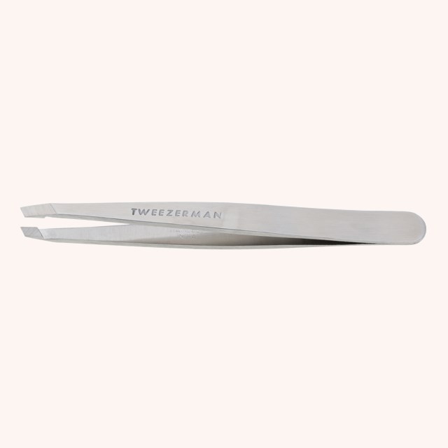 Slant Tweezer Leopard Print Stainless