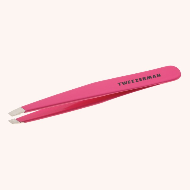 Slant Tweezer Leopard Print Pink