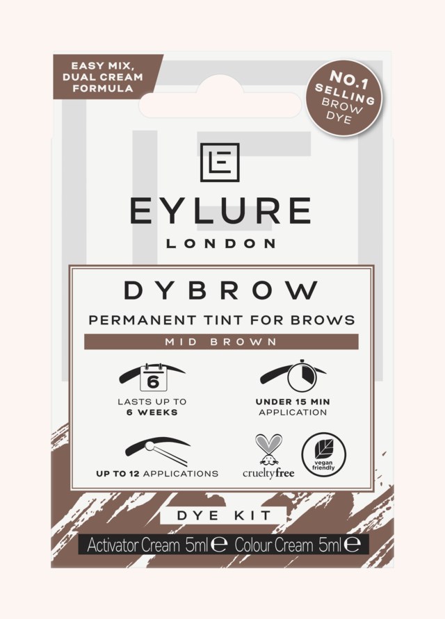 Dybrow Permanent Tint For Brows Mid Brown