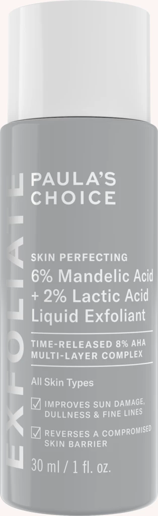 Skin Perfecting 6% Mandelic Acid + 2% Lactic Acid Liquid Exfoliant 30 ml