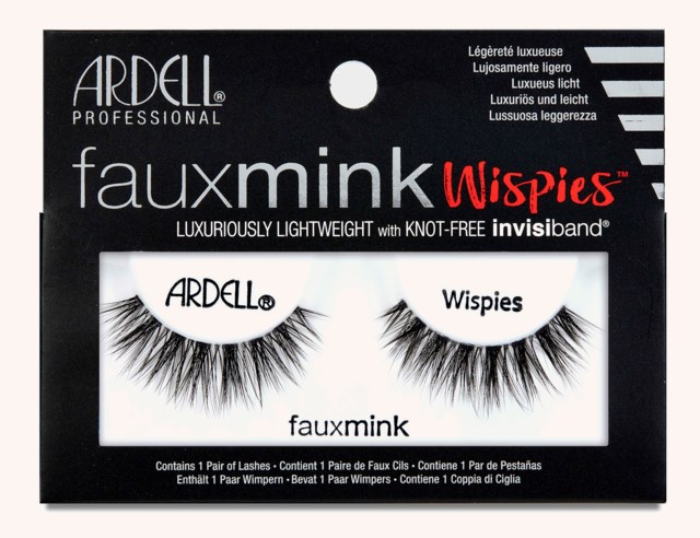 Faux Mink Wispies False Lashes Black