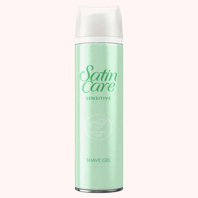 Satin Care Sensitive Avocado Gel Shaving 200 ml Satin Care Sensitive Avocado Gel Shaving 200 ml