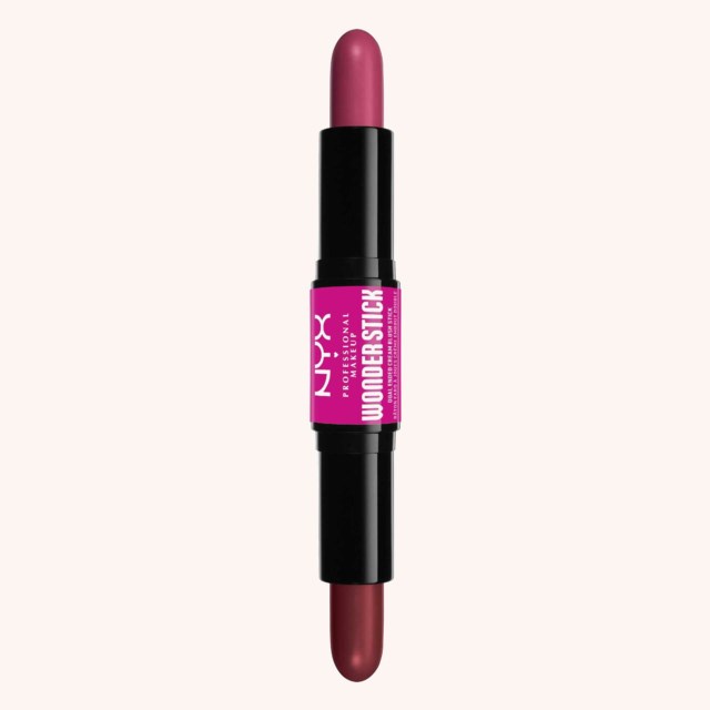 Wonder Stick Dual-Ended Cream Blush Stick Deep Magenta N Ginger