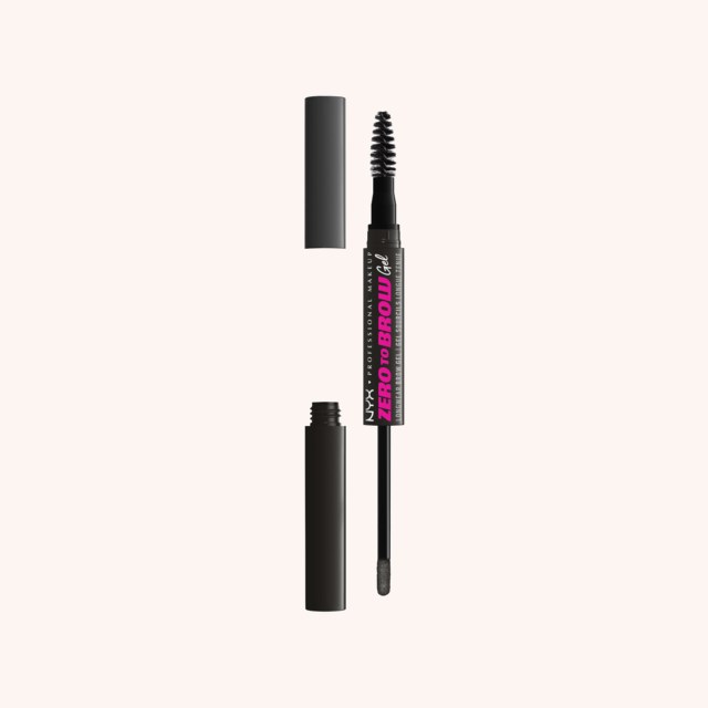 Zero To Brow Longwear Brow Gel 8 Black Zero To Brow Longwear Brow Gel 8 Black