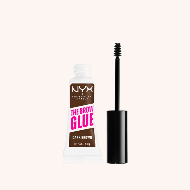 The Brow Glue Instant Styler 4 Dark Brown The Brow Glue Instant Styler 4 Dark Brown