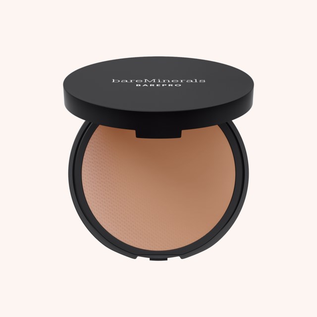 BarePro 16-Hour Skin-Perfecting Powder Foundation Medium Deep 45 Cool