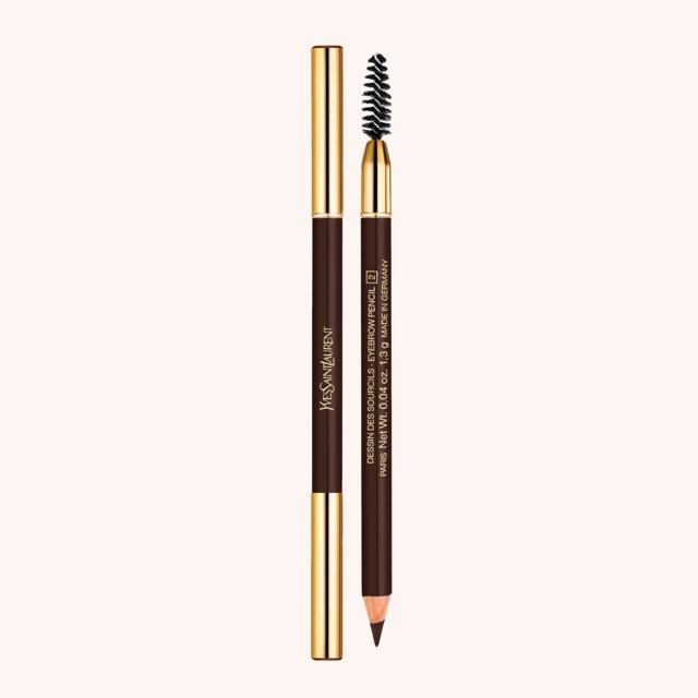 Dessin Des Sourcils Eyebrow Pencil N°02 Brun Profond