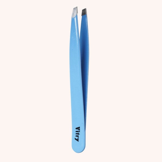 Tweezers Slant Ends Light Blue