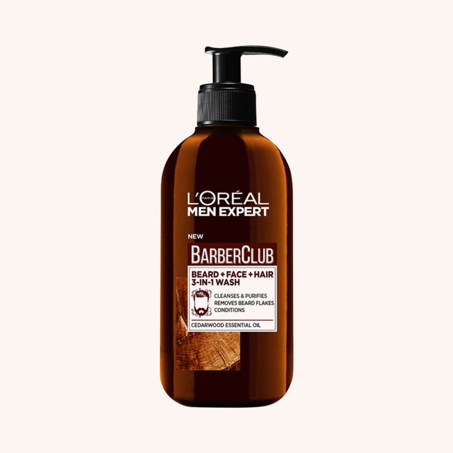 Men Expert Barber Club - 3-In-1 Wash 200 ml