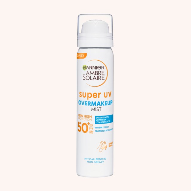 Ambre Solaire Super UV Over Makeup Mist With Hyaluronic Acid SPF50+ 75 ml