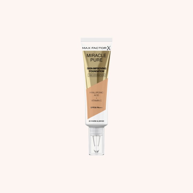 Miracle Pure Skin-Improving Foundation 45 Warm Almond Miracle Pure Skin-Improving Foundation 45 Warm Almond