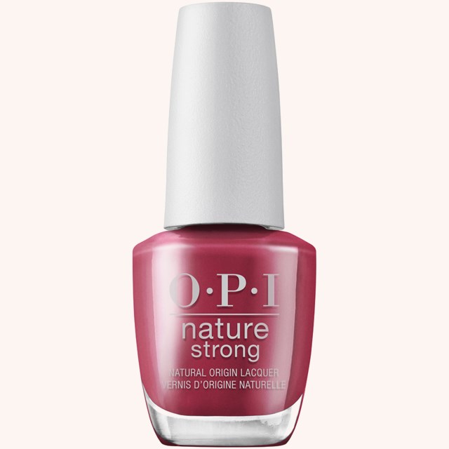 Natural Strong Nail Polish Give A Garnet