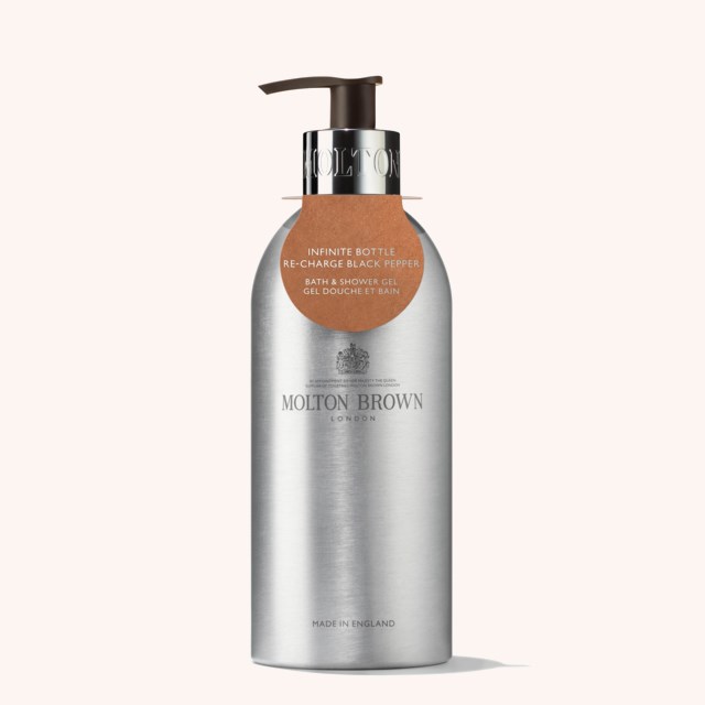 Infinite Bottle Re-Charge Black Pepper Bath & Shower Gel 400 ml Infinite Bottle Re-Charge Black Pepper Bath & Shower Gel 400 ml