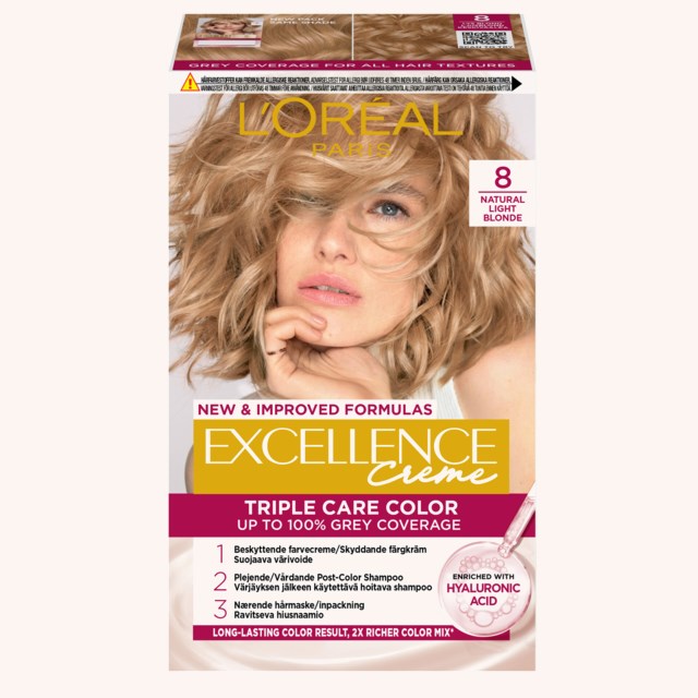 Excellence Crème 8 Light Blonde