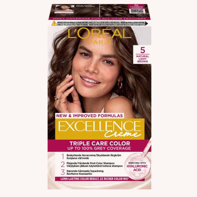 Excellence Crème 5 Natural Light Brown Excellence Crème 5 Natural Light Brown