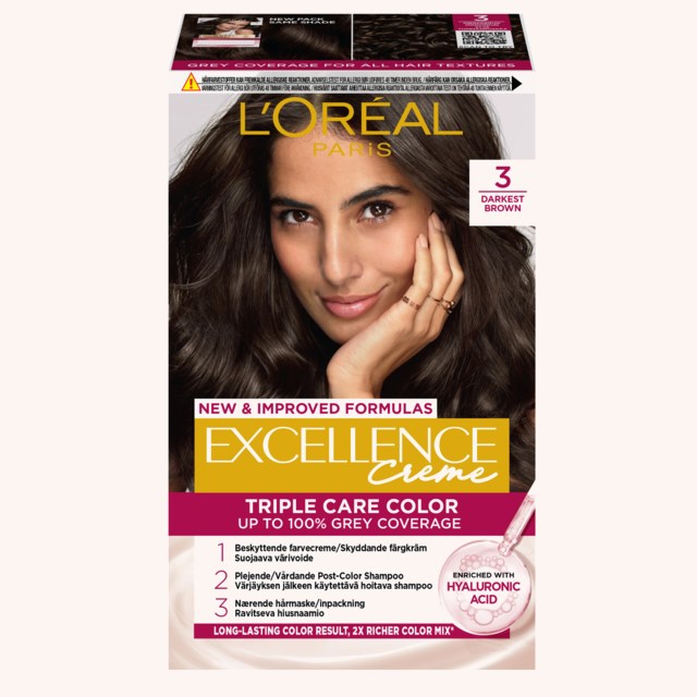 Excellence Crème 3 Darkest Brown