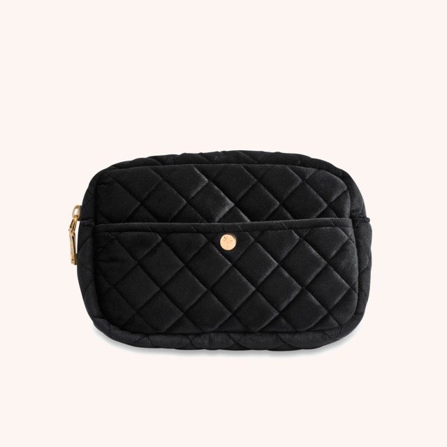 Beauty Bag Medium Black Velvet Beauty Bag Medium Black Velvet