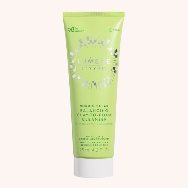 Nordic Clear Balancing Clay-To-Foam Cleanser 125 ml Nordic Clear Balancing Clay-To-Foam Cleanser 125 ml