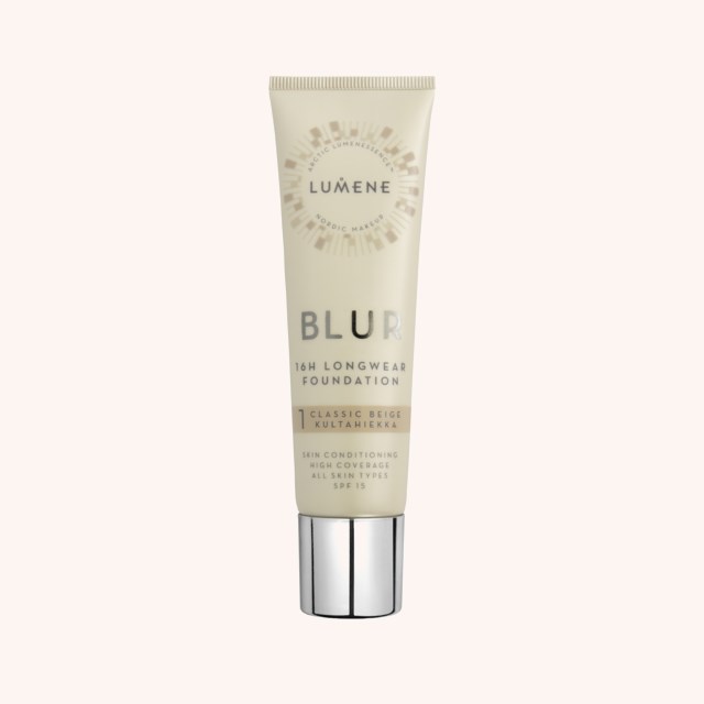 Blur 16H Longwear SPF15 Foundation 1 Classic Beige Blur 16H Longwear SPF15 Foundation 1 Classic Beige