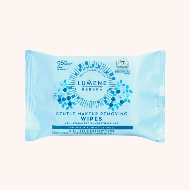 Gentle Makeup Removing Wipes 25 pcs