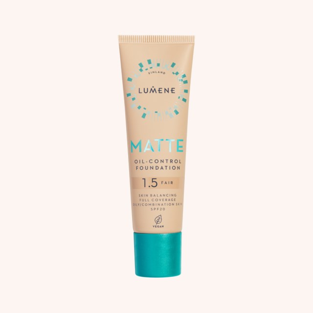 Matte Oil-Control Foundation SPF20 1,5 Fair Matte Oil-Control Foundation SPF20 1,5 Fair