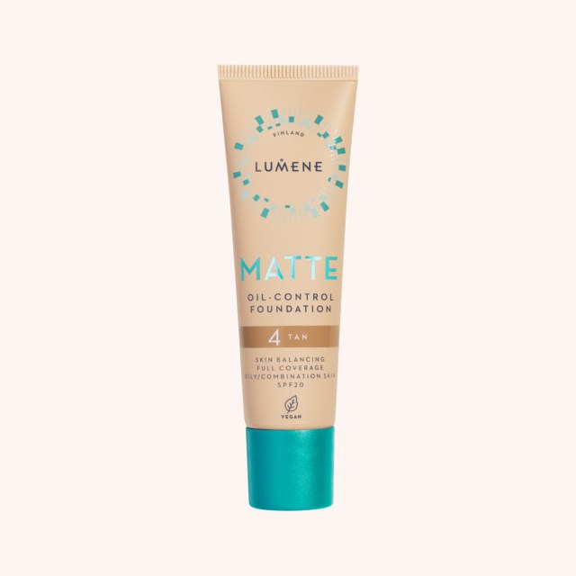 Matte Oil-Control Foundation SPF20 4 Tan