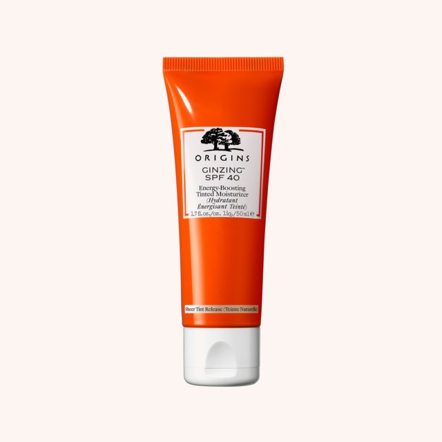 GinZing SPF 40 Energy-Boosting Tinted Moisturizing Face Cream 50 ml