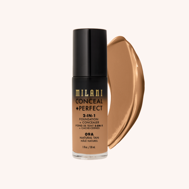 Conceal + Perfect 2-In-1 Foundation 09A Natural Tan