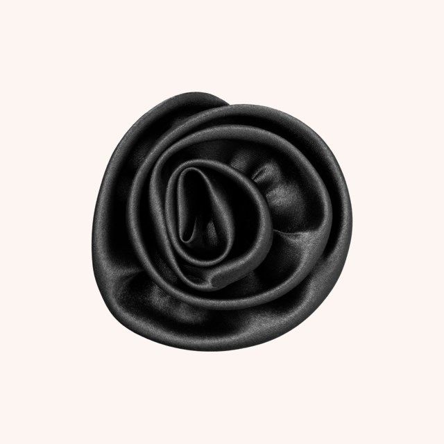 Flower Clip And Pin Black Flower Clip And Pin Black