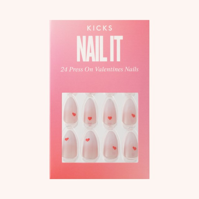 Press On Nails Valentines Hearts Press On Nails Valentines Hearts