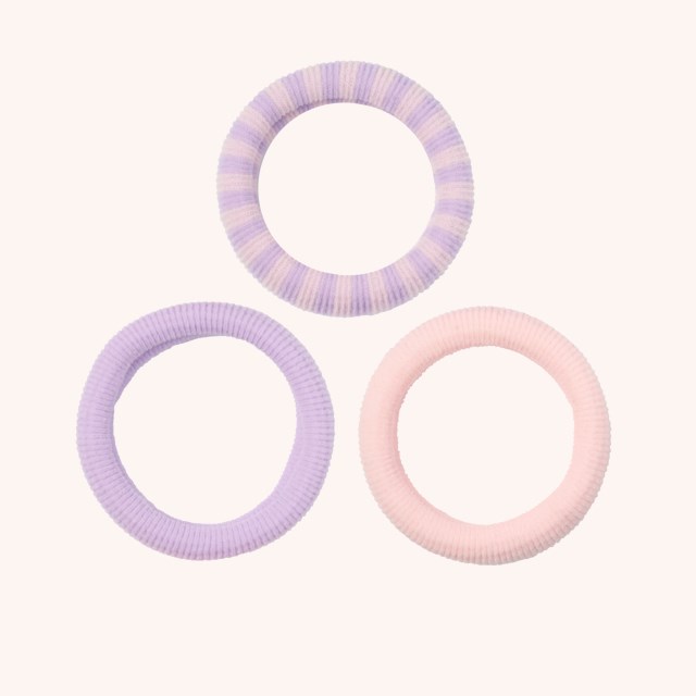 Soft Stretch Ties 3-pack Pink
