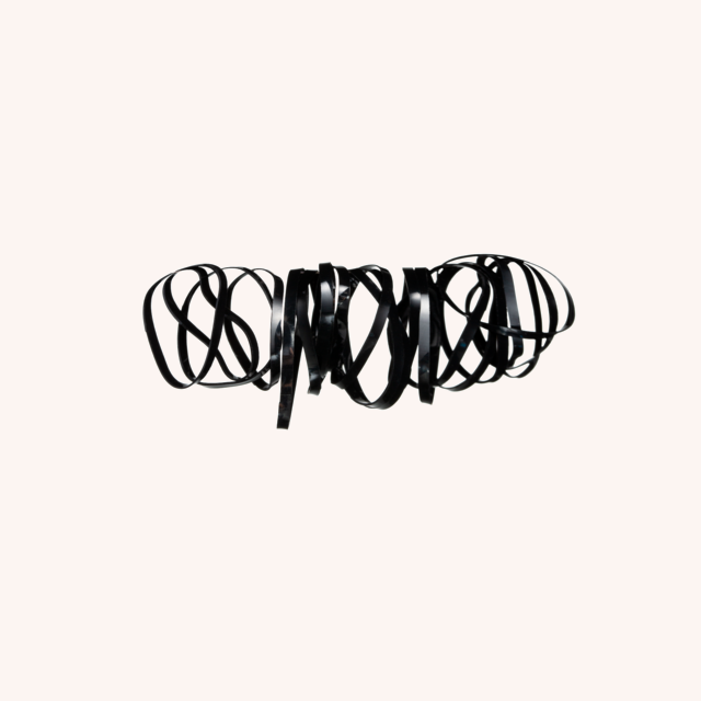 Mini Elastics Black 20 pcs