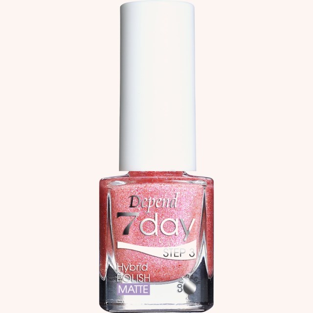 7 Day Hybrid Nail Polish Let's Flamingle