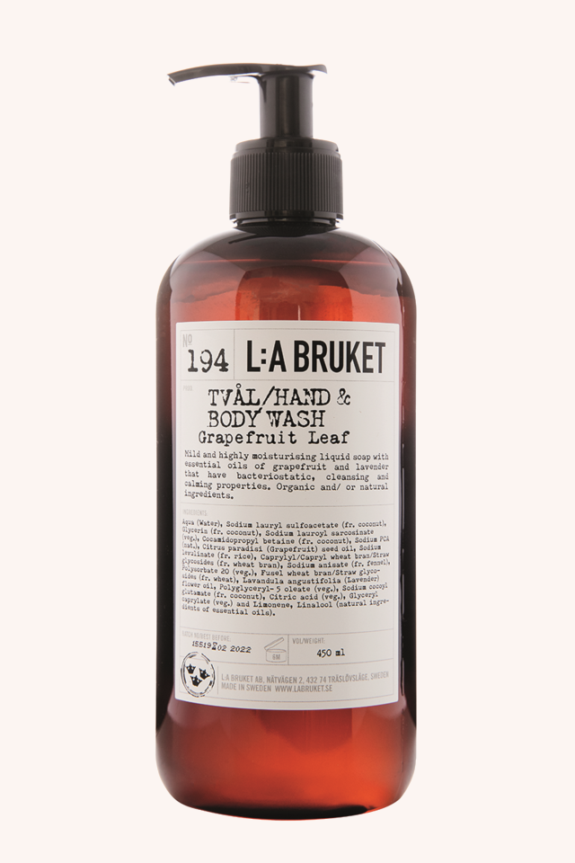 194 Hand & Body Wash Grapefruit Leaf 450 ml 194 Hand & Body Wash Grapefruit Leaf 450 ml