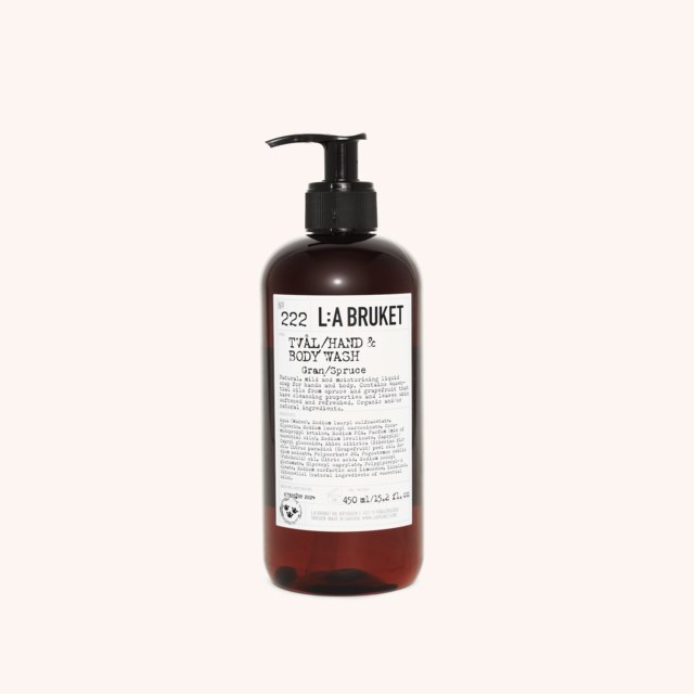 222 Hand & Body Wash Spruce 450 ml