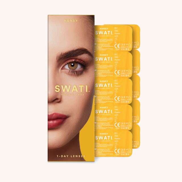 Coloured Lenses Honey 1-Day Lenses Coloured Lenses Honey 1-Day Lenses