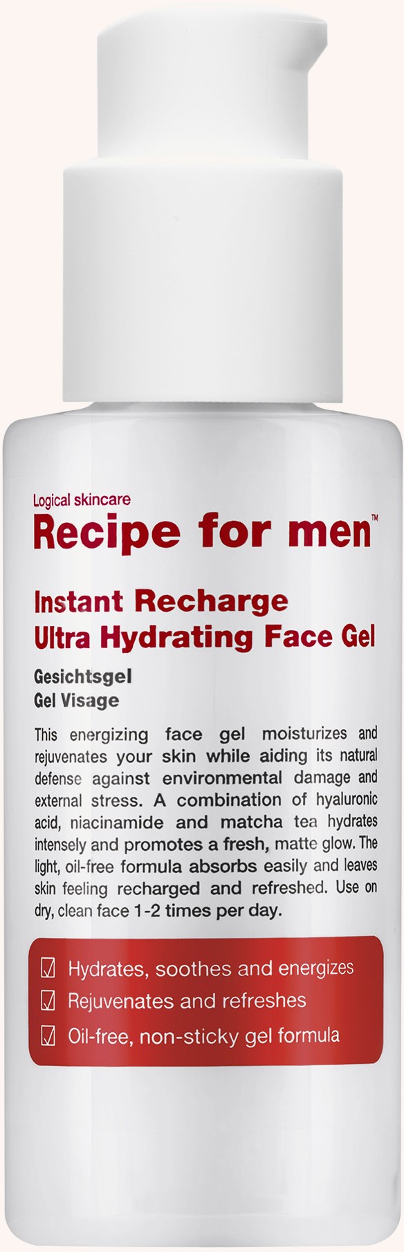 Instant Recharge Face Gel 75 ml