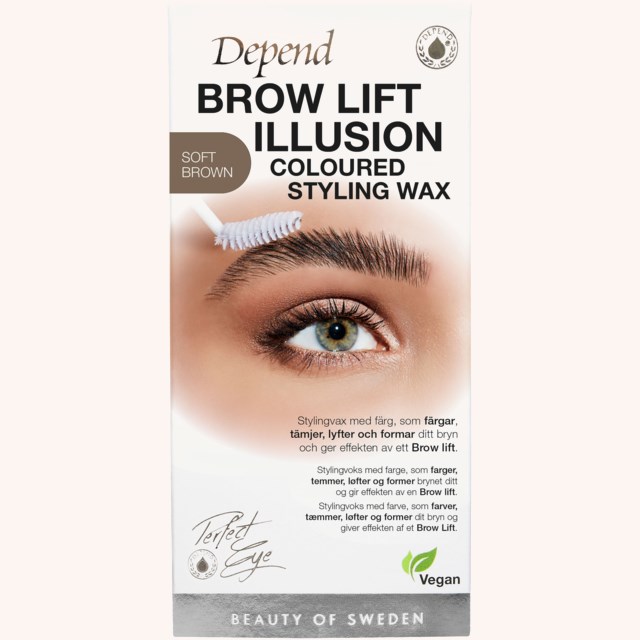 Perfect Eye Brow Illusion Wax Soft Brown