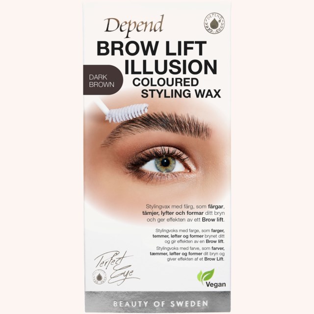 Perfect Eye Brow Illusion Wax Dark Brown