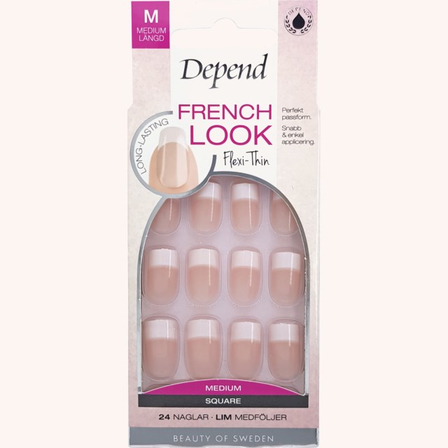 French Look Medium Square Pink French Look Medium Square Pink