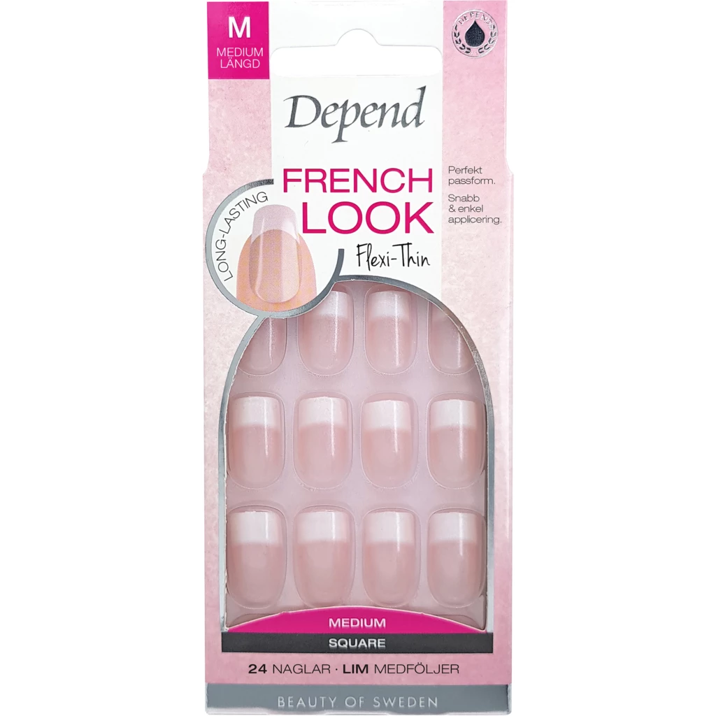 Bilde av French Look Medium Square Pink Shimmer