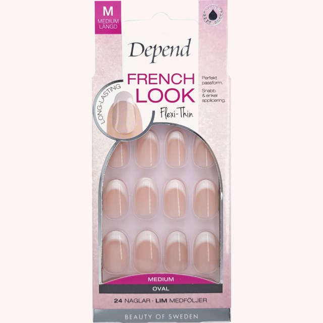 French Look Oval Pink