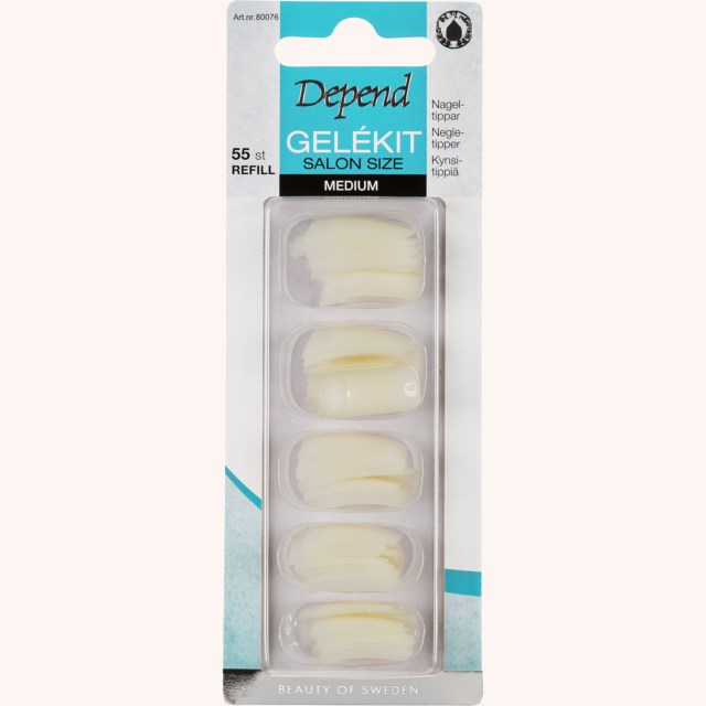 Refill Nail Tips Medium Square Refill Nail Tips Medium Square