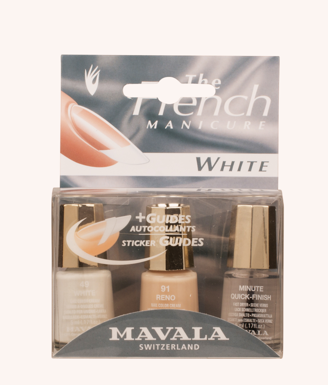 French Manicure White French Manicure White