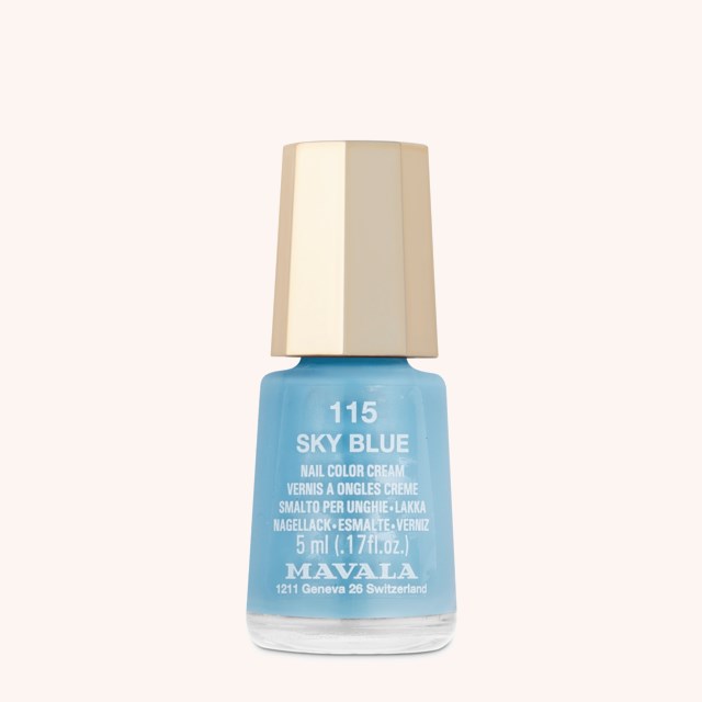 Mini Nail Polish Color Block Collection Sky Blue Mini Nail Polish Color Block Collection Sky Blue